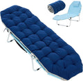 LILYPELLE Folding Camping Cot, Extra Wide Heavy Duty Sleeping Cots with Carry Bag, Double Layer Oxford Portable Travel Camp Cots for Home, Office Nap and Outdoor Beach