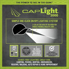 Panther Vision POWERCAP 20/00 LED Lighted Hats - High Output Ultra-Bright Hands Free LED Lighted Battery Powered Cap - Blaze Orange (CL2-280032)