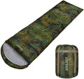 3-4 Season Sleeping Bag for Adults & Kids, Lightweight Warm Cold Weather Camping Bag with Waterproof Compression Sack – Portable for Hiking, Backpacking, Traveling & Outdoor Adventures