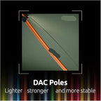 Double DAC Tent Joint Backpacking for Hiking Trekking 3 Seasons Rainproof Camping Overnight