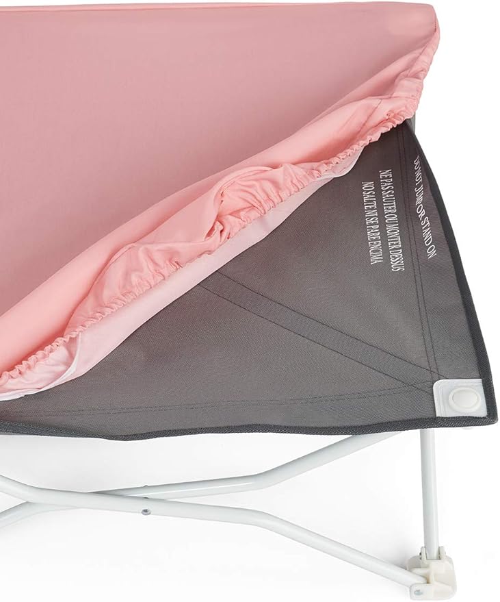 Regalo My Cot Pals Small Single Portable Toddler Bed, Cat, Pink