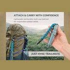 Trailmate Ultralight Backpacking Trowel – Compact Cathole Shovel & Tent Stake Puller, Leave No Trace Dig Tool for Hiking & Camping
