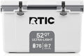 RTIC Ultra-Light 52 Quart Hard Cooler Insulated Portable Ice Chest Box for Beach, Drink, Beverage, Camping, Picnic, Fishing, Boat, Barbecue, 30% Lighter Than Rotomolded Coolers