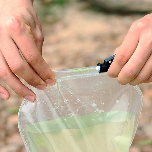 Miniwell Filter Straw Water Purification System for Hiking, Camping and Survivalism - TUV Approved Mini Water Filter with 99.9% Bacteria Elimination Rate