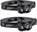 CYCLOPS 210 Lumen Headlamp, Tactical Durable Lightweight Compact Adjustable Stretch Headband Bright 3 Color LED Headlight, AAA Batteries Included, Pack of 2