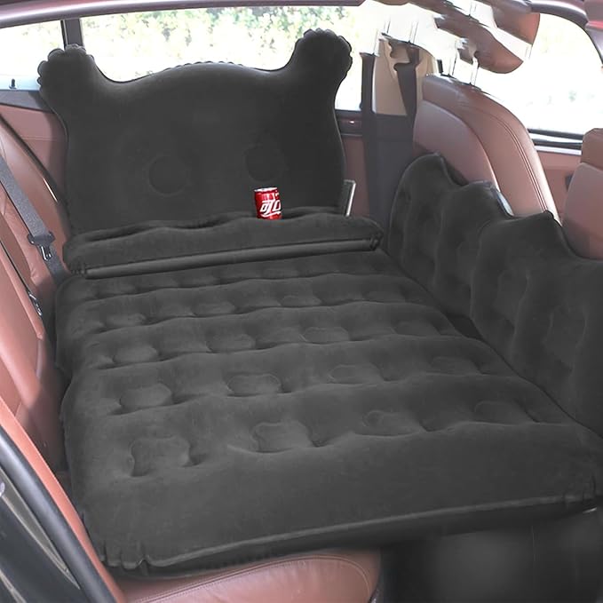 Car Air Mattress for, Travel Bed, Camping Bed Cushion, Inflatable Vehicle Air Cot, Portable Sleeping Pad, Inflatable Mattress,Grey