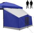 KAMPKEEPER 2 Person Canopy Side Tent, Camping Tent for 10x10 Canopies, Easy Up Cube Tents Gazebo Room with Mesh Window for Camping, Storage, Events(Canopy Not Included)