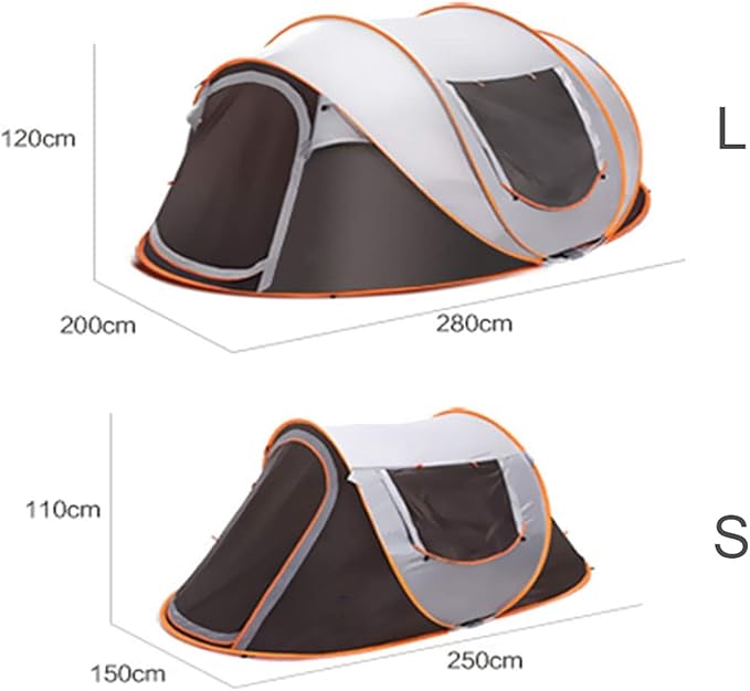 Tent Outdoor Large Camping Tent Full-Automatic Instant Unfold Tent Family Multi-Functional Family Camping Tent