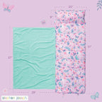 Stephen Joseph, Toddler All Over Print Nap Mat with Soft Blanket and Removable Pillow for Boys & Girls, Kids Sleeping Bag for Elementary, Daycare, Preschool with Carry Handle