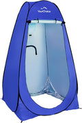 Your Choice Pop Up Privacy Shower Tent, 3.9 x 3.9 x 6.2FT Portable Camping Changing Room, Instant Setup Outdoor Shelter with Silver Coating, Vent Window & Carry Bag for Beach, Hiking & RV | Portable, for Camping, Beach, Hiking, with Carry Bag, Quick Setup