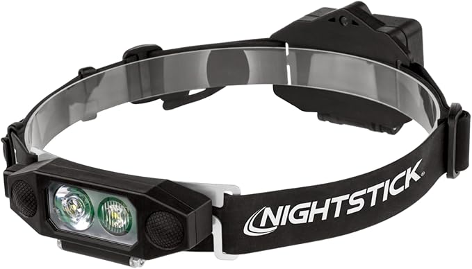 Nightstick NSP-4616B Low-Profile Dual-Light™ Headlamp, Black