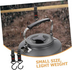 15pcs Outdoor Camping Hooks Heavy-Duty Plastic Steel Portable Storage Hanger for Tent Lantern Clothing and Kitchen Utensils for Hiking and Camping