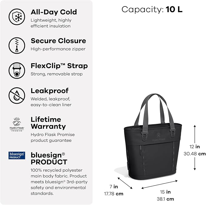 Hydro Flask Carryout Tote - Insulated Tote Bag - 10 L Capacity in Oat