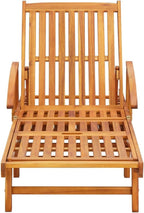 Sun Loungers 2 pcs with Cushions Solid Wood Acaciapatio Recliner Tanning Chair Camping chairsSuitable for Garden Courtyard