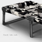 Patio Lounge Chairs Folding Camp Cot,Comfort Folding Military Bed Camping COT with Free Mat Ideal for Camping and Hunting, Indoor Guest Bed, Easy Assemble Recli,A-with Mattress