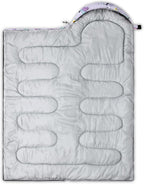 QOOMO Camping Sleeping Bags,3 Season Warm & Cool Weather,Lightweight,Waterproof Sleeping Bags for Adults & Kids,Traveling,and Outdoors,Camping Gear Equipment