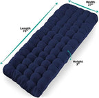 Zone Tech Camping Cot Mattress Pad Premium Quality Outdoor Comfortable Thicker Cotton Sleeping Cot Lightweight Waterproof Bottom Pad Mattress for Adult, Kid