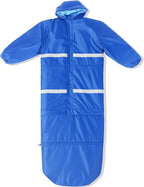 Macarrie Wearable Sleeping Bag with Dual Hoodie,Longsleeves,Pockets and Adjustable Drawstring，Ideal for Camping, Cold Weather Hiking, Blanket,Shelter