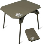 Ultralight Folding Camping Table - 2 Height Adjustable Portable Outdoor Picnic Beach Desk with Carry Bag,Compact for Backpacking,Camp,Travel,Patio