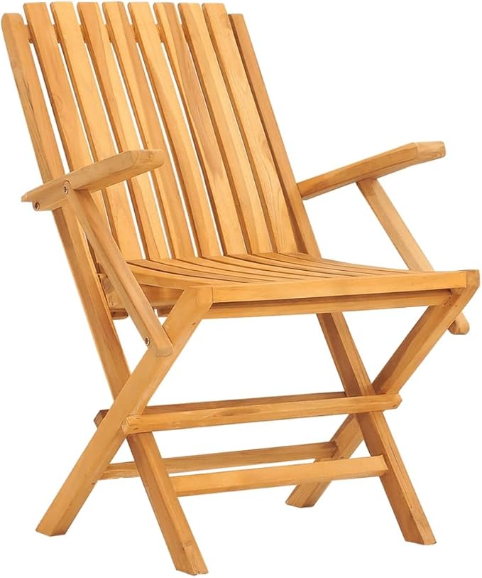 Folding Patio Chairs 2 pcs,Outdoor Chairs,Club Chairs,Decorative Chair,Camping Chair,Camping Chair,Reception Chair,Bistro Chair,for Patio,Balcony,Party,24"x26.4"x35.4" Solid Wood Teak