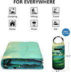Camping Blanket, Puffy Blankets Lightweight Windproof Resistant for Outdoors,Hiking, Backpacking,Car,Picnic,Stadium