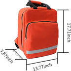 Emergency Medical Supplies Safety, Outdoor Tactical First Aid Kit Bag Climbing Utility Pouch or Home Car Hunting Workplace Camping Travel(Only Backpack)