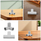 2pcs Shaped Elbow Fittings for Playpen Indoor Safety Accessories for Play Areas Compatible Tubes Versatile Corner Connectors for Flexible Layouts