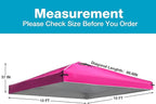 10x10 Canopy Replacement Top Cover with Air Vents for ez up Pop up Canopy Gazebo Tent with Adjustable Straps, Waterproof & Anti-UV for Outdoor Shade (Frame Not Included) (Pink)