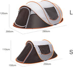 Tent Outdoor Large Camping Tent Full-Automatic Instant Unfold Waterproof Family Multi-Functional Portable Dampproof