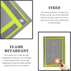 SoloWilder Wood Stove Mat 32" x 20" Fire Pit Grill Mat for Tent Stove Deck Patio Grass Lawn Campsite Insulation Protection
