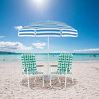 VINGLI Patio Lawn Webbed Folding Chairs1 Piece, Outdoor Beach Chair Portable Dining Chair for ir for Outdoor Yard, Garden(Green, Classic)