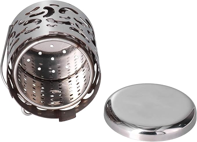 Camping Heater, High Temperature Camping Heating Cover Portable Camping Heater Stove Mini Size for Hiking for Picnic for Outdoor