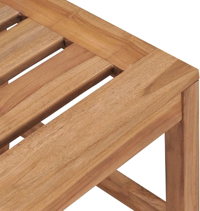 Garden Chair Set of 2 Natural Teak Solid Teak Wood Regular Outdoor Seating Camping Chair Backyard Furniture for Patio Garden