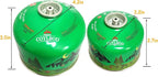 Isobutane Fuel Canister 100g, Camping Stove Fuel, Butane Camping Propane Mixture Blend Camping Fuel Gas (3 Pack)