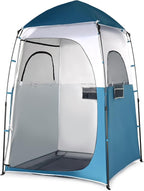 VINGLI 6.8FT Shower Tent, Large Instant Pop Up Shelter with Mesh Floor & Carrying Bag, Privacy Changing Room Tent for Toilet, Camping, Dressing, Lightweight & Sturdy, Easy Set Up
