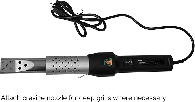 GUEDE One Minute Igniter Electro-Torch Fire Starter, Electric Charcoal Starter and Lighter, BBQ Smoker, Grill Starter, Super Heated Air with Built-In Blower
