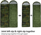 3-4 Season Sleeping Bag for Adults & Kids, Lightweight Warm Cold Weather Camping Bag with Waterproof Compression Sack – Portable for Hiking, Backpacking, Traveling & Outdoor Adventures
