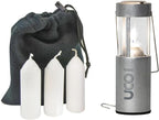 UCO Original Candle Lantern Value Pack with 4 Candles and Storage Bag, Original Collapsible Candle Lantern for Camping & Emergency Preparedness