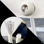 9 inch 50 Piece Heavy Duty 5mm Ball Bungee Canopy Cord by Wellmax, White Color