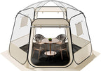 VEVOR Pop up Sports Tent, 8 Sizes Optional Clear Bubble Tent for 1-6 Person, Waterproof Outdoor Pod with Floor Mat & Top Cover, Garden Igloo Dome Tents Camping Shelter for Sports Watching