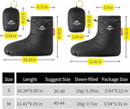 Naturehike Ultralight Winter Goose Down Booties, Camping Warm & Cozy Down Sleeping Socks for Men & Women, Down Filled Slipper Boots with Storage Bag