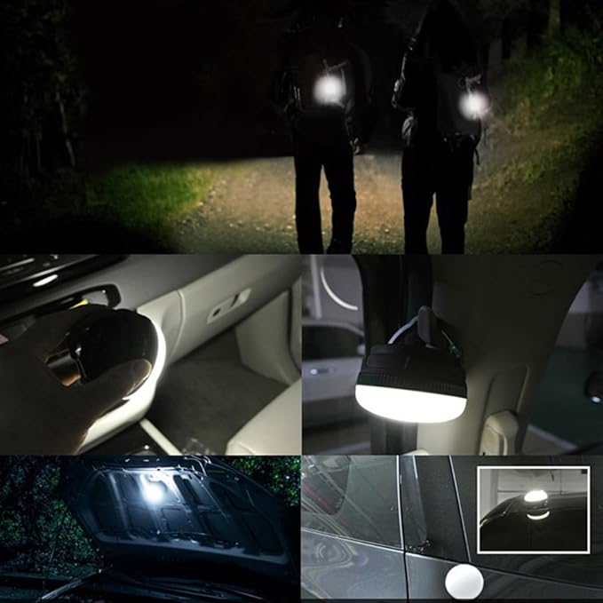 Outdoor Camping Tent Light Portable LED Lantern Battery Operated Green Emergency Hanging Lamp for Hiking and Backpacking