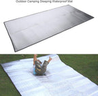 FILFEEL Aluminum Foil EVA Sleeping Mattress Mat Pad for Outdoor Camping Hiking Travel Picnic Silver(39.4 x 78.8inc)