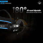 IMALENT HT50 Rechargeable Headlamp, 3000 Lumen Lightweight Flashlight with Red Light, Super Bright Head Lamp for Camping, Outdoor, Running and Hiking