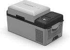 Alpicool Y19E Portable Fridge 12 Volt Car Refrigerator 21Quart Freezer for Fishing, Camping, RV, Truck, Boat-12/24V DC(Grey&Black)