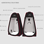 Your Choice 3.9x3.9x6.9FT Pop Up Privacy Tent, Large Portable Camping Changing Room with 2 Storage Pockets & 4 Sandbags, Outdoor Shower & Toilet Shelter for Beach, RV, Camping & Hiking