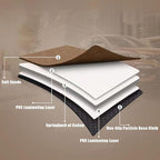 Car Inflatable Air Mattress for Nissan Sunny 2011-2024 Trunk Air Mattress Lightweight Comfortable Sleeping Air Bed Mattress Outdoor Camping Accessories,Black