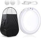 1 Set Spray Tan Tent Light 5000 mAh Rechargeable Portable Camping Lantern with Magnet Nano Adhesive for All Tanning Tent Power Outages, Hiking, Emergency