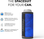 PHOOZY Insulated Can Cooler for Slim 12oz Cans with NASA-Inspired Technology - Patented Koozie That Keeps Drinks Cold 10x Longer - Lightweight Beer Koozie for Outdoor Adventures - Blue