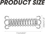 4Pcs Tent Spring Buckle,Heavy Duty Stainless Steel Awning Rope Tensioner, Tarps, Tents, Wire Racks Accessories